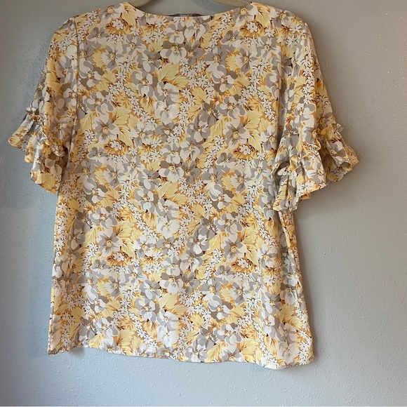 Mousy Floral Blouse Size 6 - Picture 2 of 4